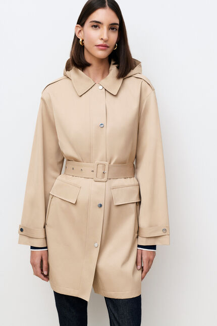Manteau Gardenia sable femme