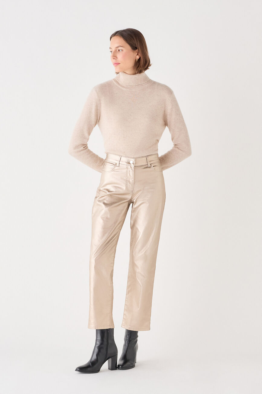 Poppy2 trousers gold woman