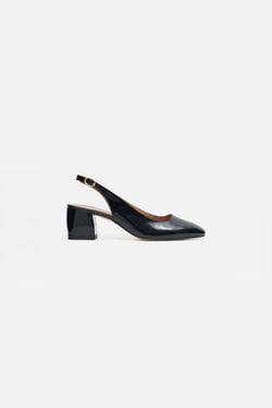 Zapatos melta negro mujer