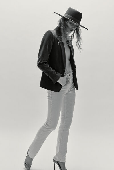 Blazer Aurora verde chiaro donna