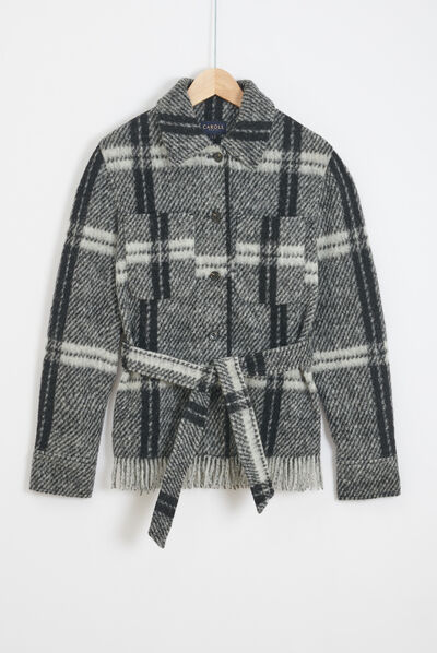 manteau juliette noir femme