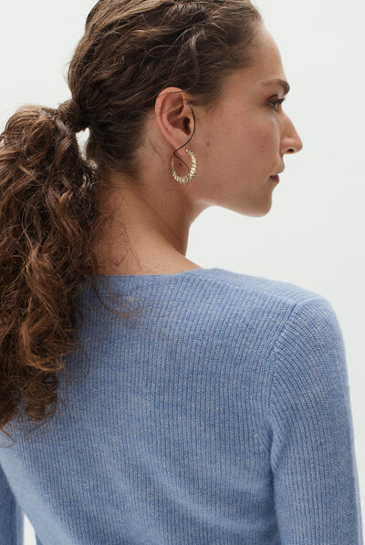 pull gaelle denim stone femme