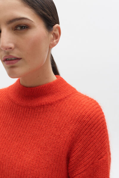 pull masha orange femme