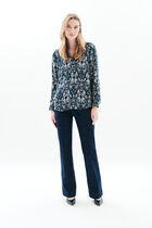 Lovely shirt navy blue woman
