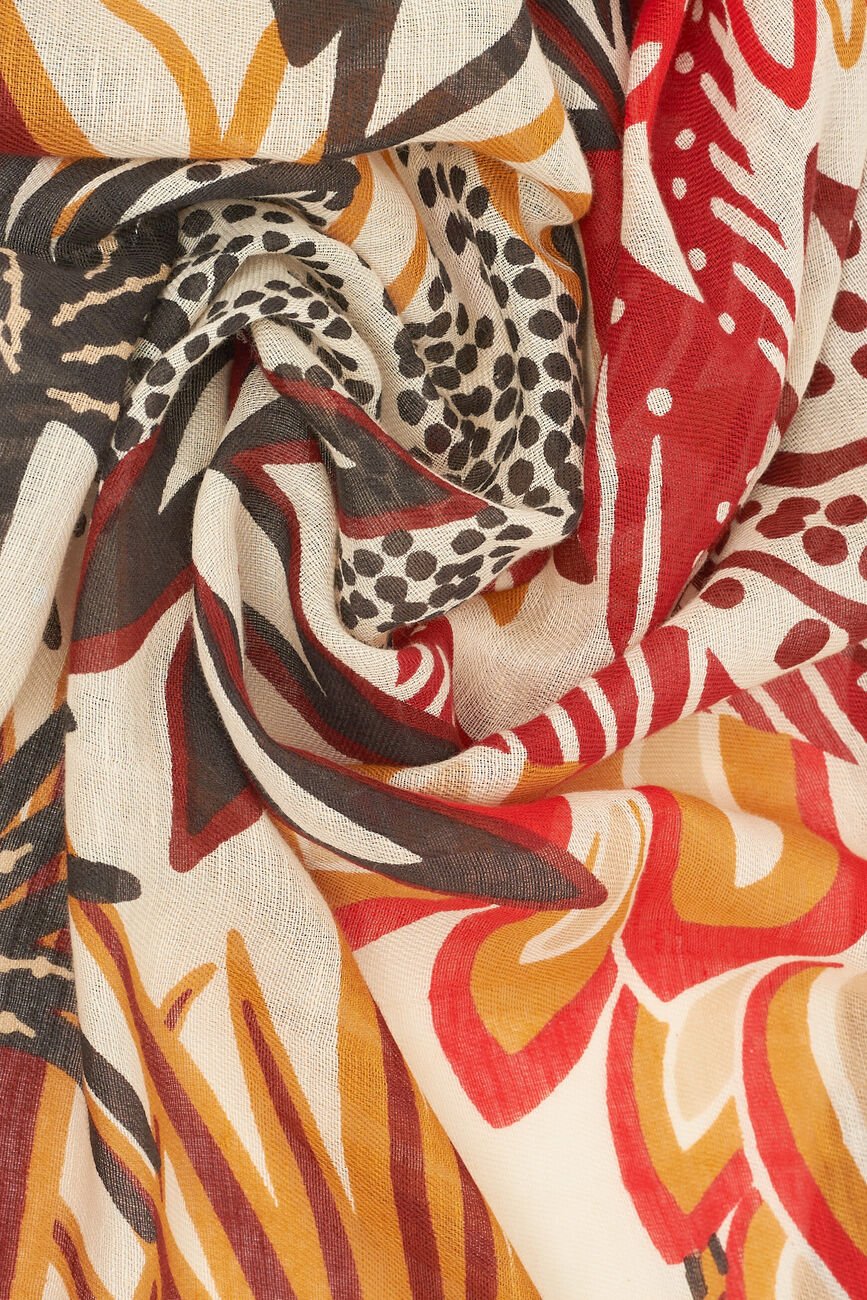 Lois scarf burgundy woman