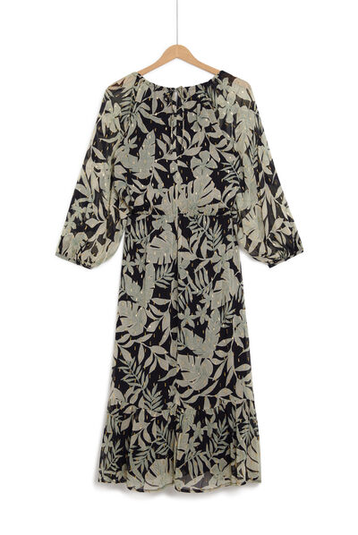 Vestido largo Dunya negro mujer