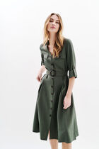 Rsarah dress khaki green woman