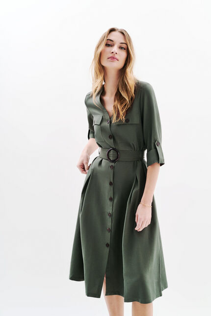Kleid Rsarah khakigrün damen