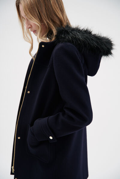 manteau orlando bleu marine femme