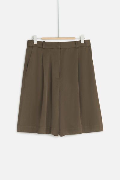 Pantalon pbrandon vert olive femme