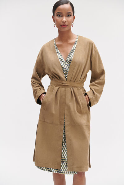 Cappotto Glasson grigio talpa donna