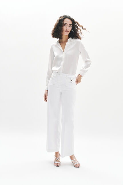 Pantalon Pietro blanc femme