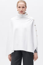 helvira poncho ivory woman helvira poncho ivory woman