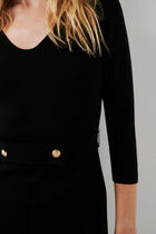 Dress rose black woman