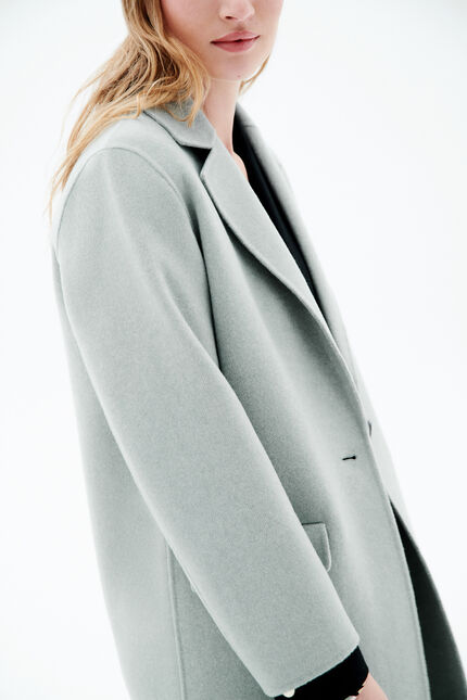 Manteau gaenore bleu pastel femme