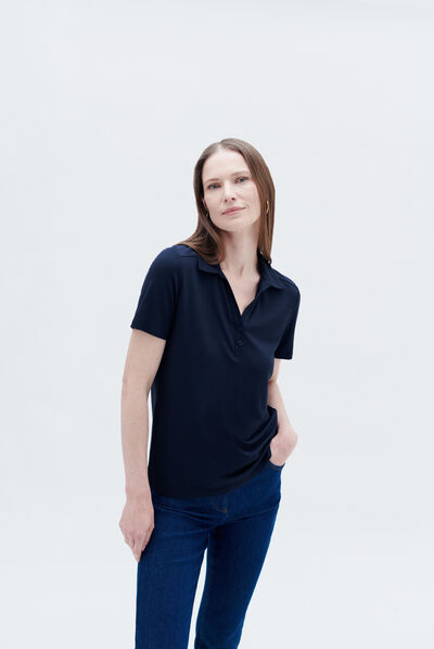 T-shirt taudrey bleu marine femme