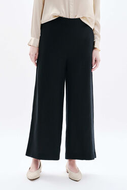 Pantalón Pandi 100% lino negro mujer