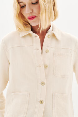 veste minata ivoire femme