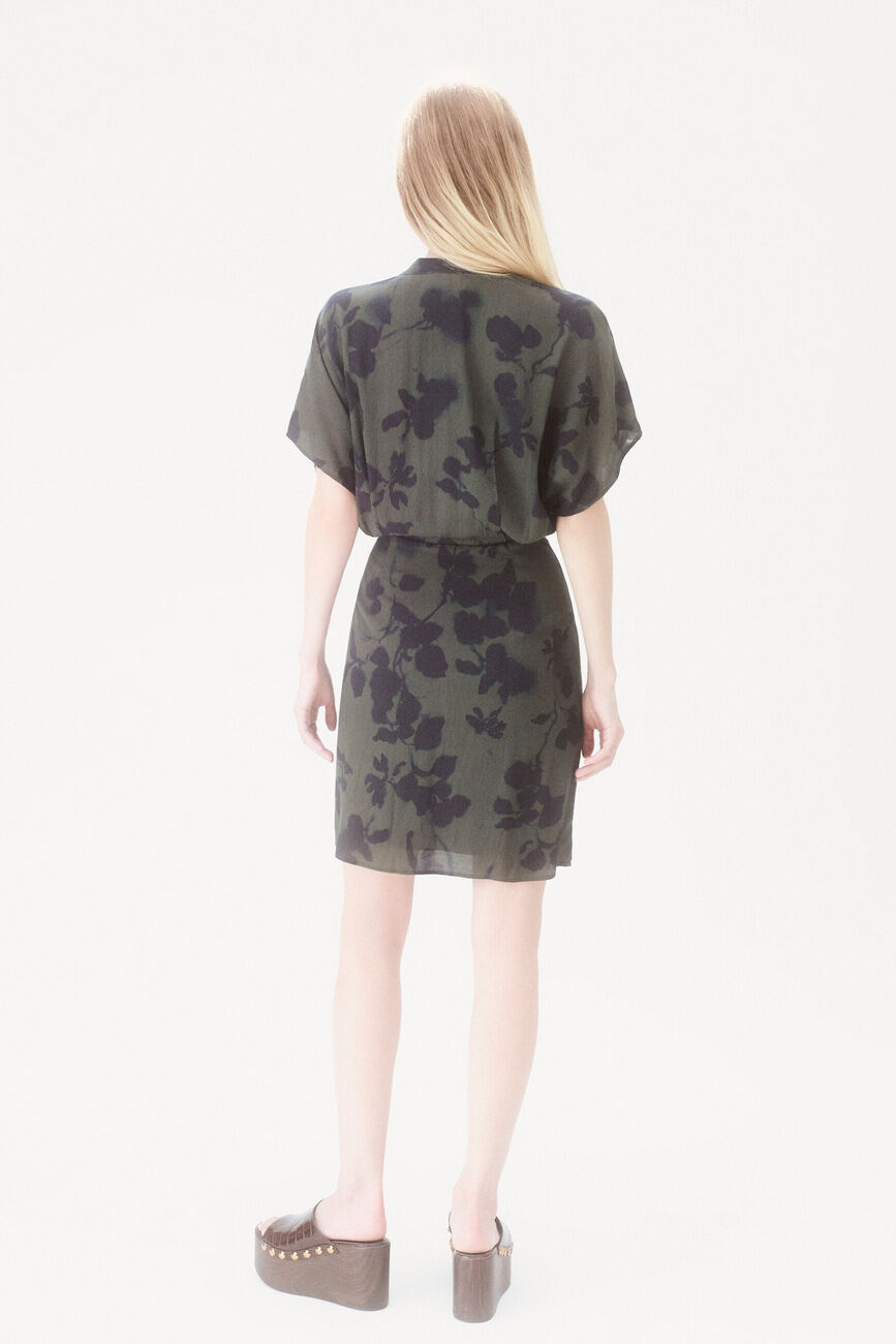 Robe Rash vert kaki femme