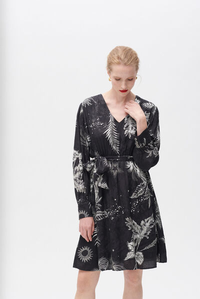 Robe rocha noir femme