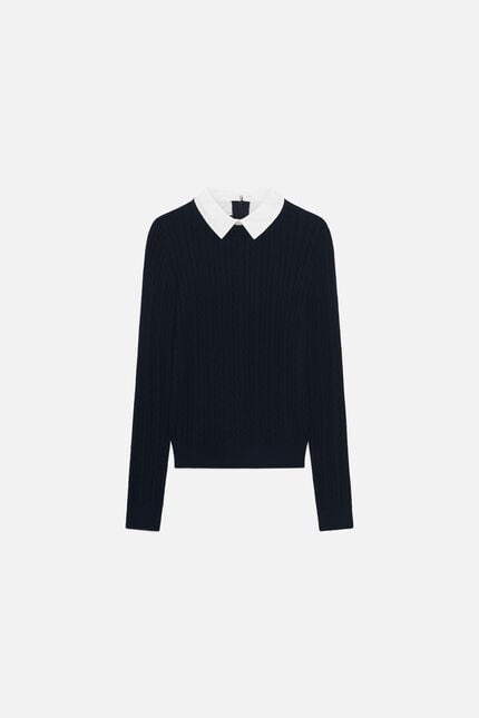 Maglione Mpatty blu navy donna