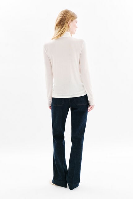 T-shirt Tlili ecru donna