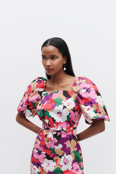 Robe melusine violet femme