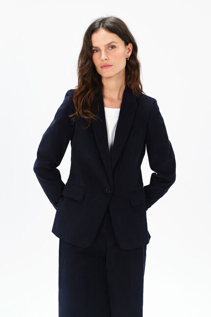 Blazer vauroru bleu marine femme