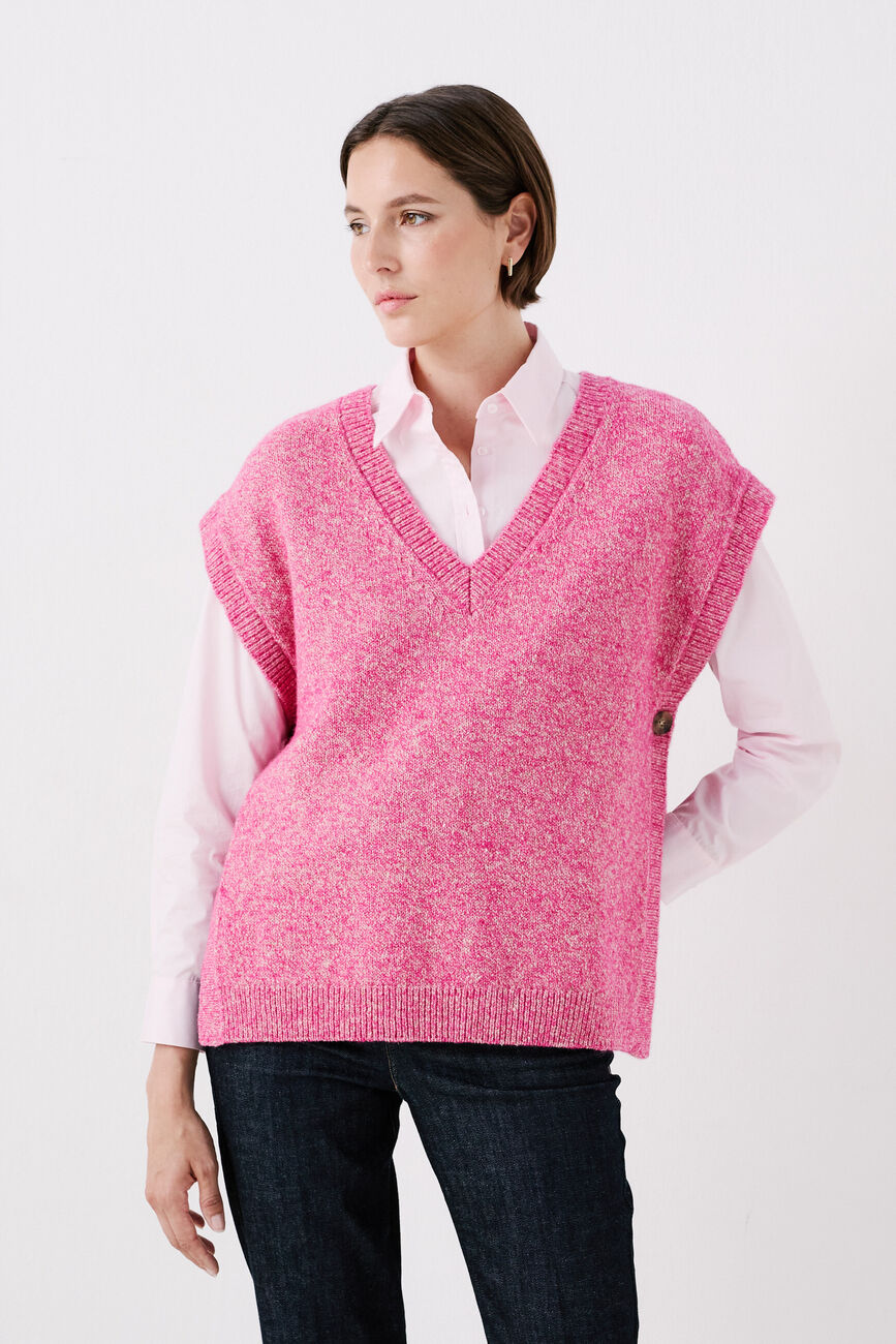 Pull mstan rose femme