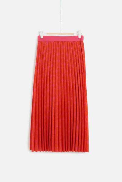 jupe amelia orange femme
