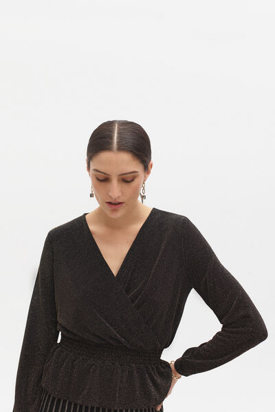 T-shirt Isabella oro donna