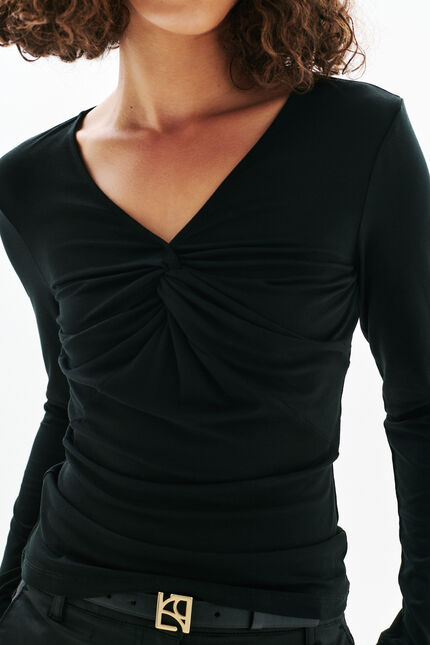 T-shirt Temma noir femme