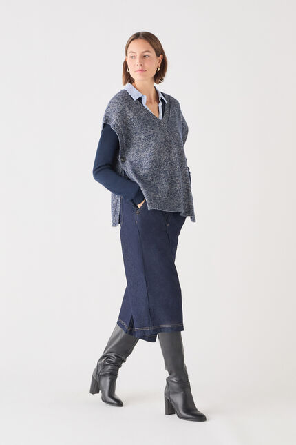 trui mstan denim baby blauw vrouw
