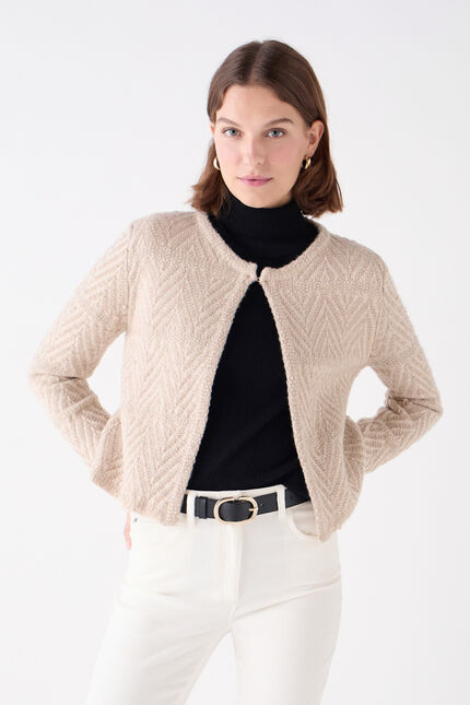 Bolero Mariza taupe vrouw