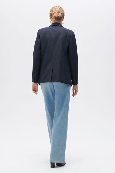Veste virginie bleu marine femme