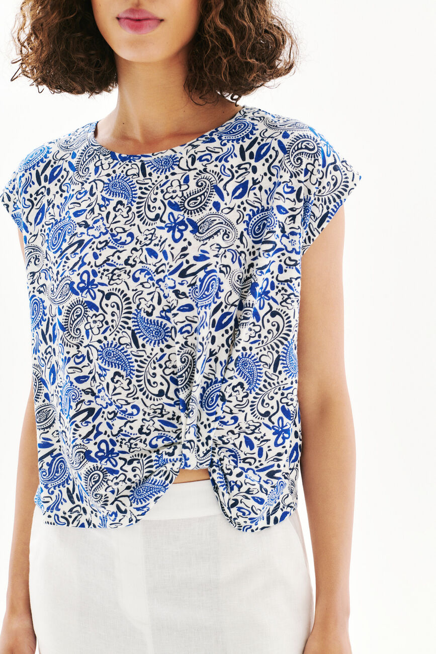 Camiseta Timi1 azul real mujer