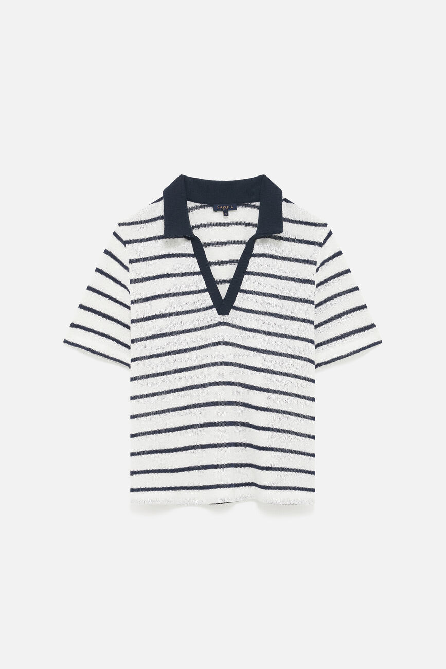 camiseta teline azul marino mujer