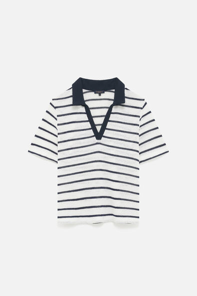 camiseta teline azul marino mujer