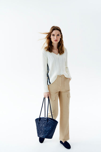 Pantalon parks marron femme