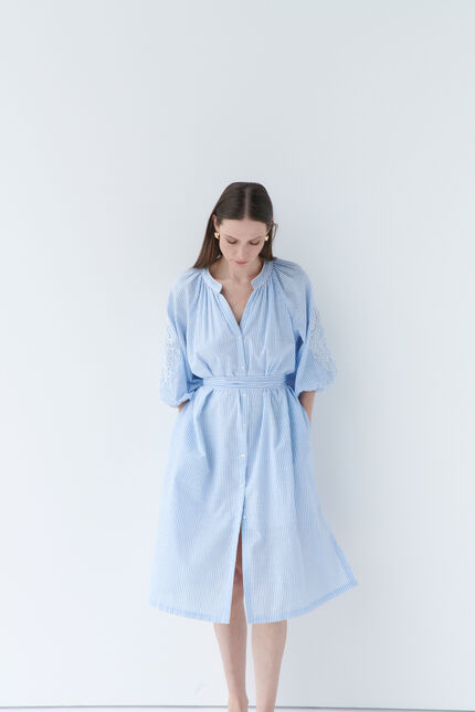 Robe raubie bleu ciel femme