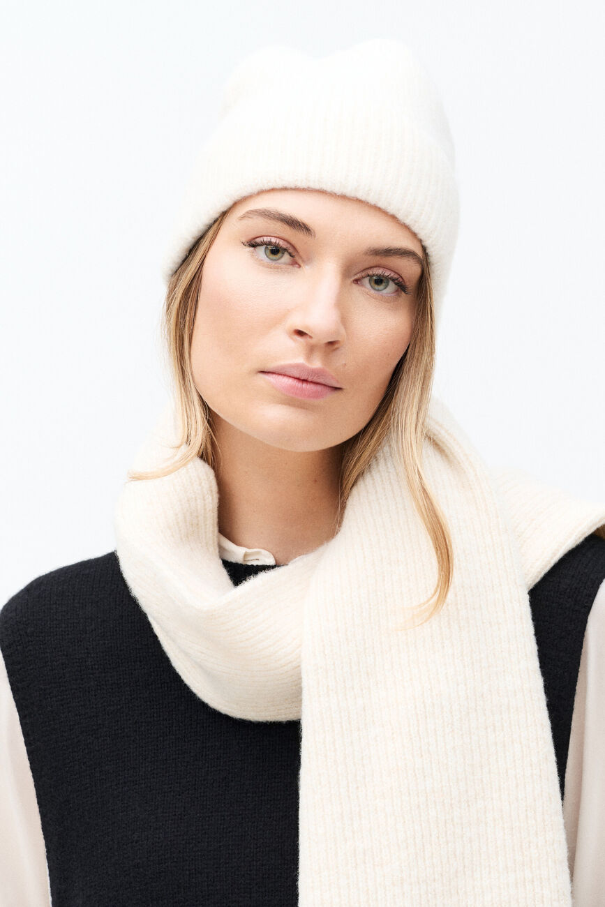 Mütze Beluxa cremefarben damen