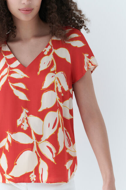 Blouse ciman2 orange femme