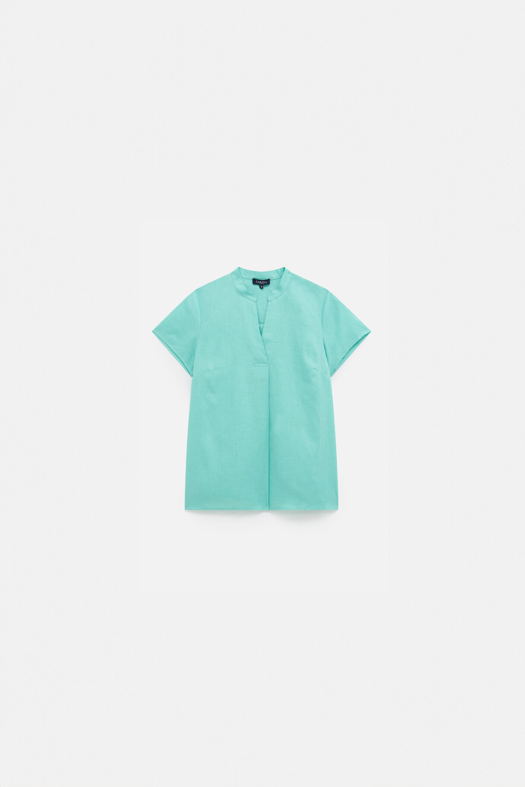 blouse kat 100% lin vert menthe femme
