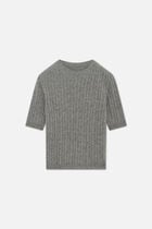 Mtheodore sweater made in Italy grey woman