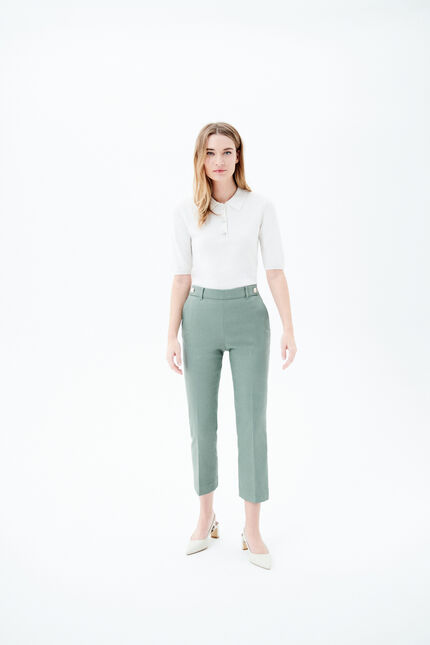 Pantalon phileas vert clair femme