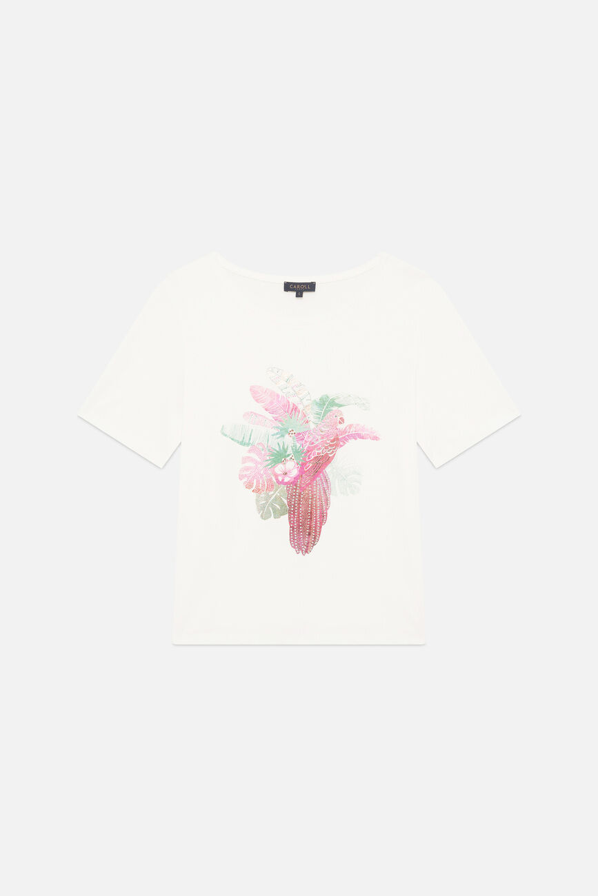 T-shirt Tperruche vert femme