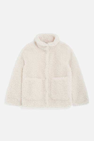 Manteau goupil ecru femme