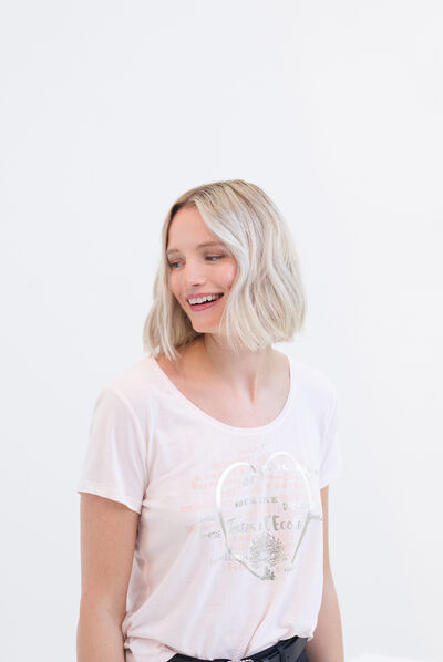 T-shirt Sheila rose pastel femme
