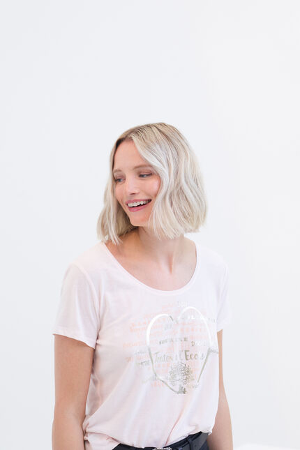 T-Shirt Sheila pastellrosa damen