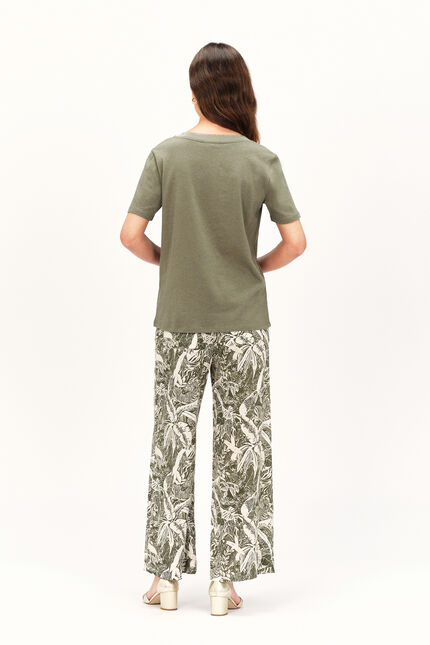 T-Shirt Jin khakigrün damen